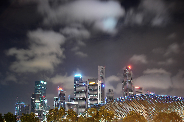 esplanade theatres and CBD, singapore