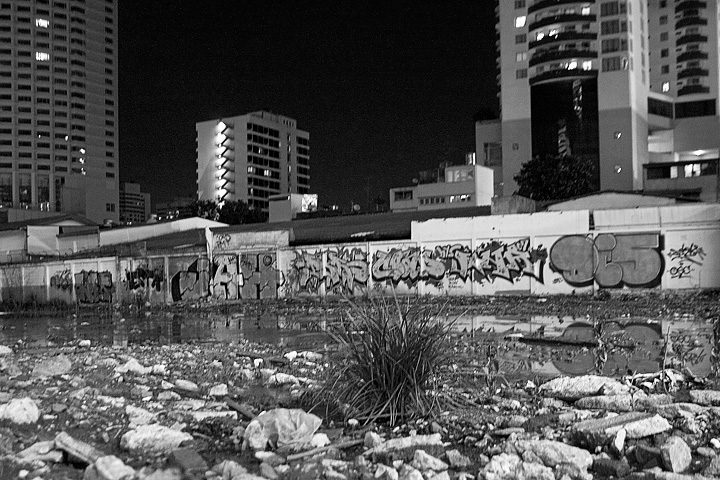 sukhumvit road near asoke intersection, bangkok